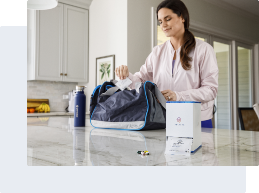 Persona lady with bag